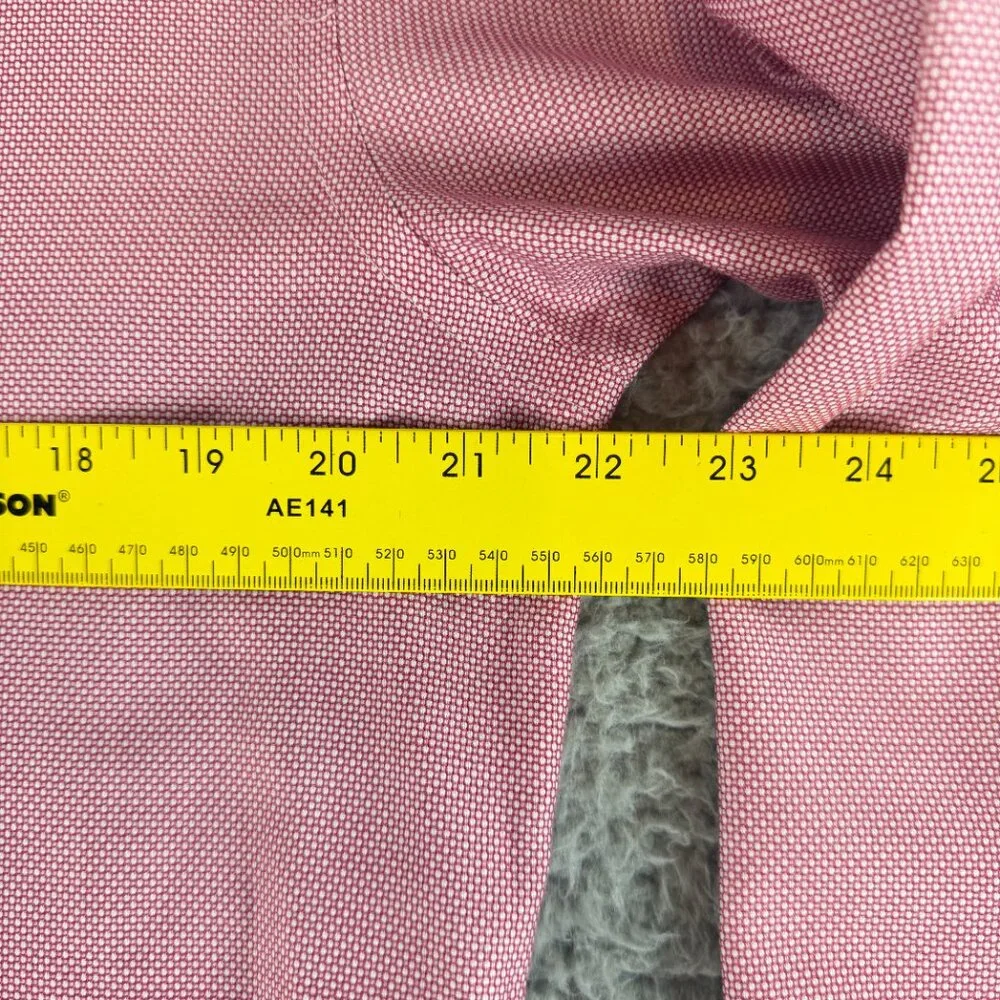 Charles Tyrwhitt Button-Up Dress Shirt Mens Large Pink‎ Extra Slim Fit Non-Iron